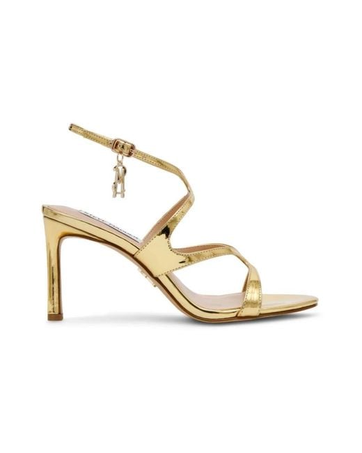 Steve Madden Metallic High Heel Sandals