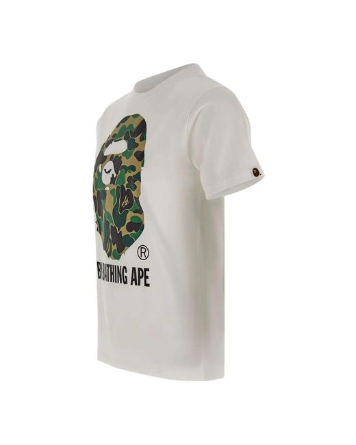A Bathing Ape White T-Shirts for men