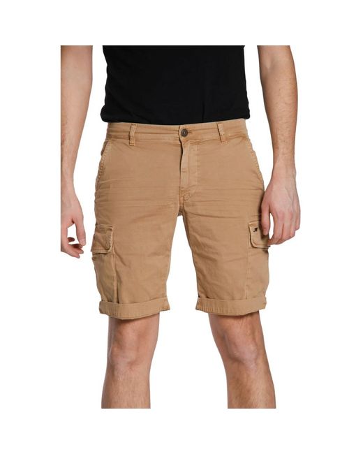Mason's Green Casual Shorts for men