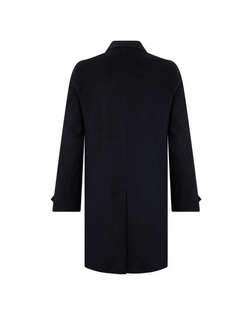 Single-Breasted Coats Herno de hombre de color Blue