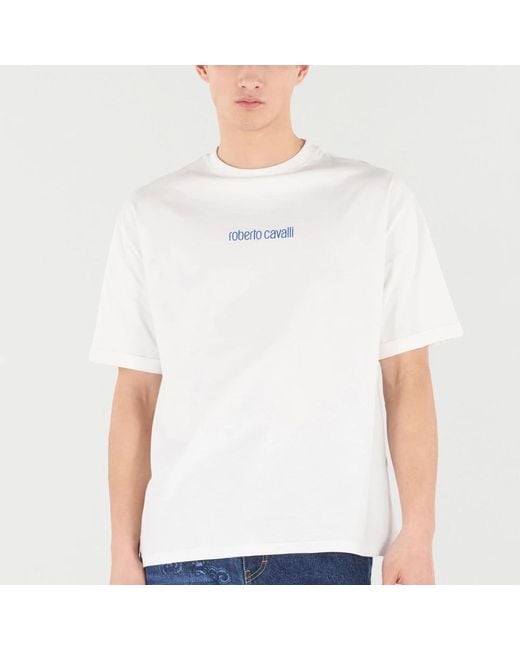 Roberto Cavalli White T-Shirts for men