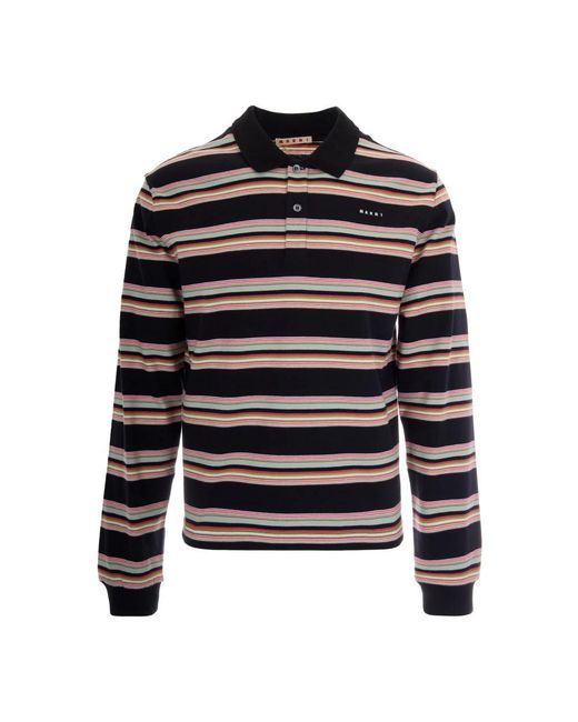 Marni Black Polo Shirts for men