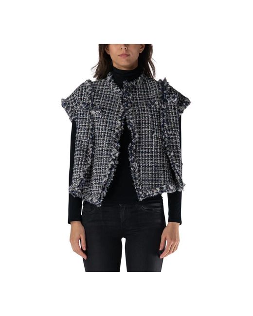 Sacai Vests in het Black