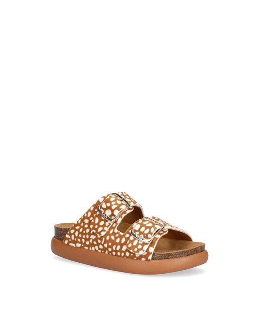 Scholl Brown Slider