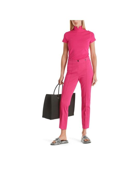 Marc Cain Pink Cropped Hose