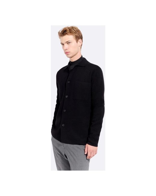 FILIPPO DE LAURENTIIS Black Cardigans for men