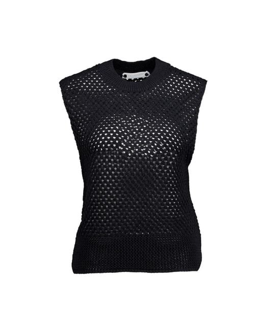 co'couture Black Round-Neck Knitwear