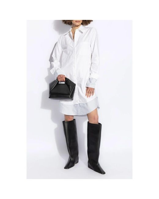J.W. Anderson White Hemd-kleid