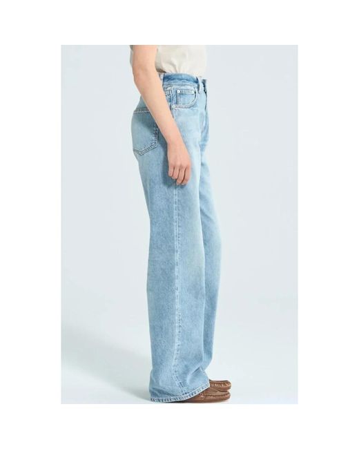 Haikure Blue Wide Jeans