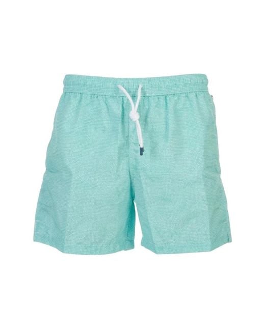 Fedeli Blue Beachwear for men