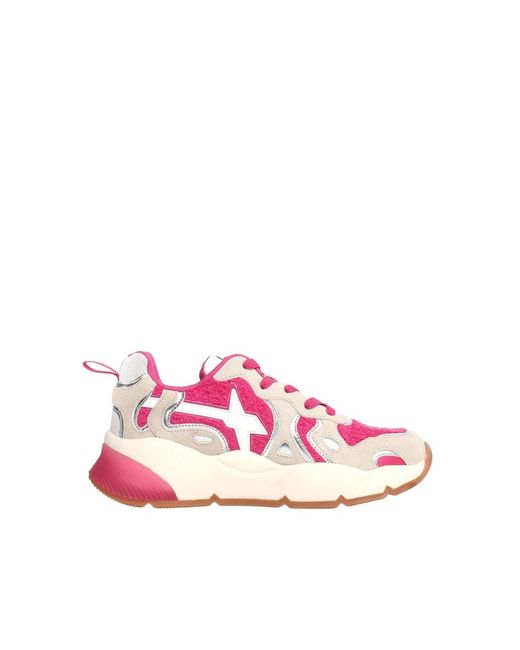 Zapatillas de ante beige-fucsia W6yz de color Pink