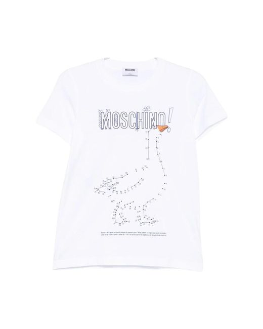 Moschino White T-Shirts