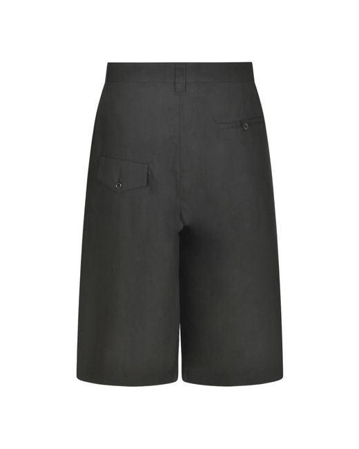 Moschino Gray Long Shorts for men