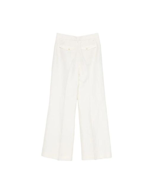 Closed White Wide Trousers