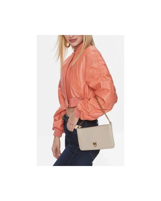 Pinko White Shoulder Bags