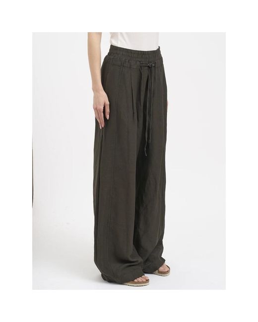 Andrea Ya'aqov Black Wide Trousers