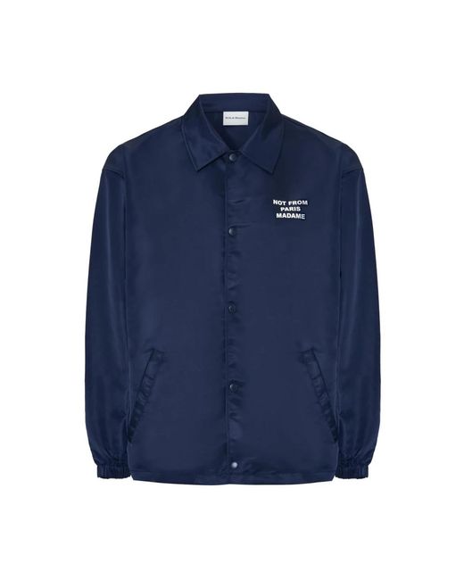 Drole de Monsieur Blue Casual Shirts for men