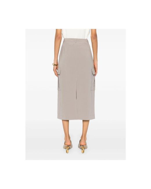 Theory Rokken ,Grijs ,Polyester Relaxed Cargo Rok in het Gray