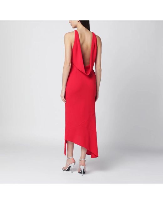 ANDAMANE Red Midi Dresses