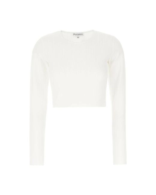 J.W. Anderson White Stilvolle strickkollektion