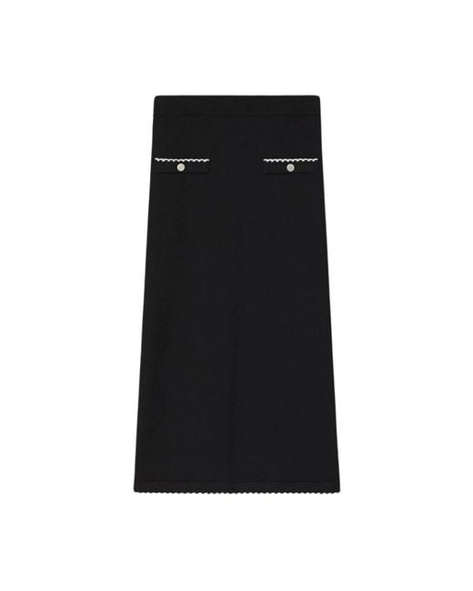 Tory Burch Black Pencil Skirts