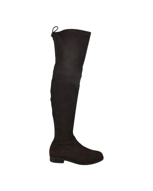 Stuart Weitzman Black Over-Knee Boots