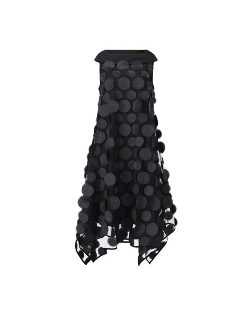 Joseph Ribkoff Black Mesh-kleid mit 3d-punkten