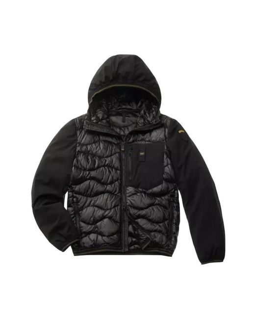 Blauer Black Down Jackets for men