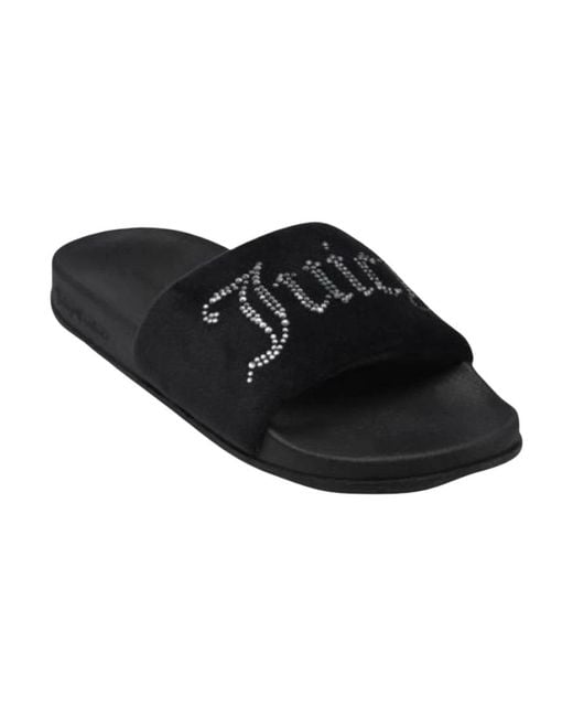 Slippers Juicy Couture de color Black