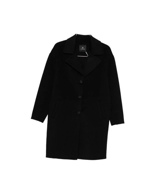 Anine Bing Black Single-Breasted Coats