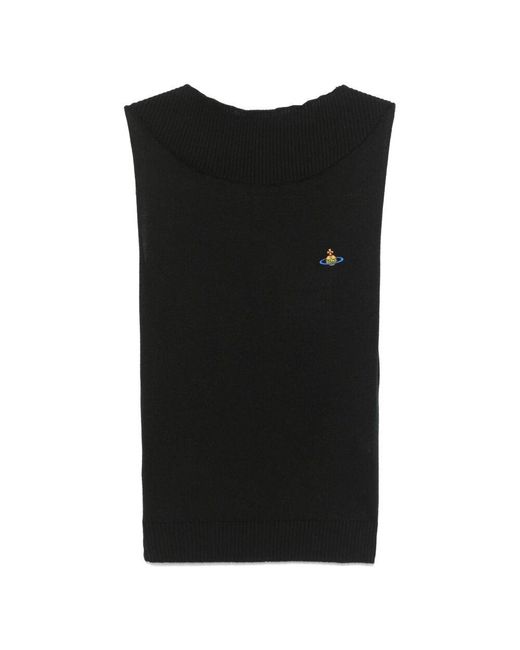 Vivienne Westwood Black Long Sleeve Tops