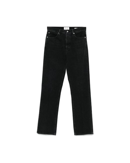 FRAME Straight Jeans in het Black