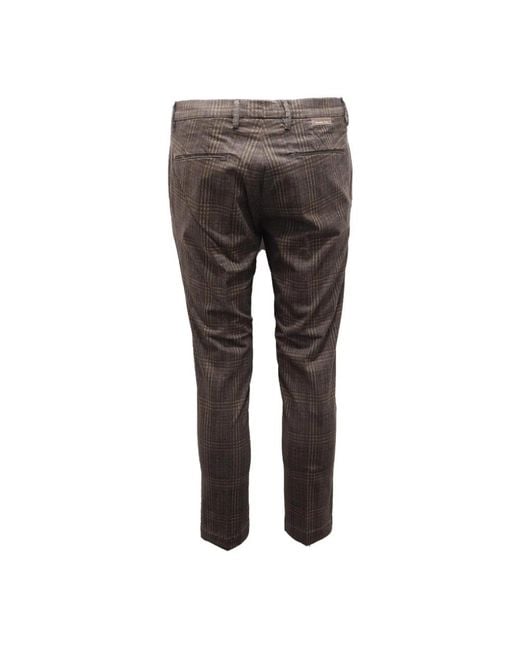 Michael Coal Gray Slim-Fit Trousers for men