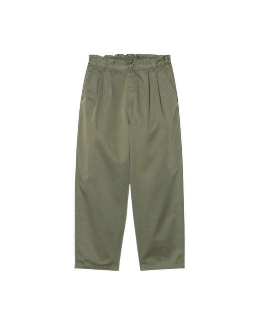 Carhartt Green Wide Trousers for men