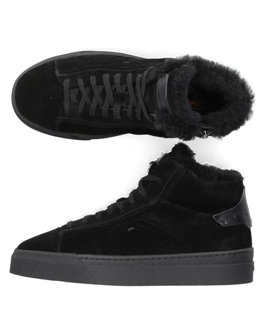 Santoni Black Sneakers 60943