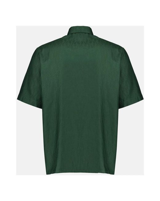 Dior Green Short Sleeve Shirts for men