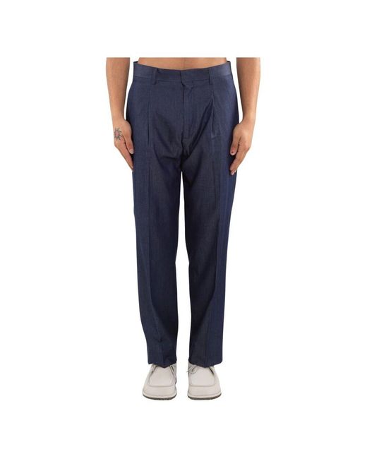 Costumein Gefaltete Denimhose in Blue für Herren