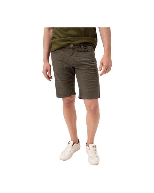 Jeckerson Gray Casual Shorts for men