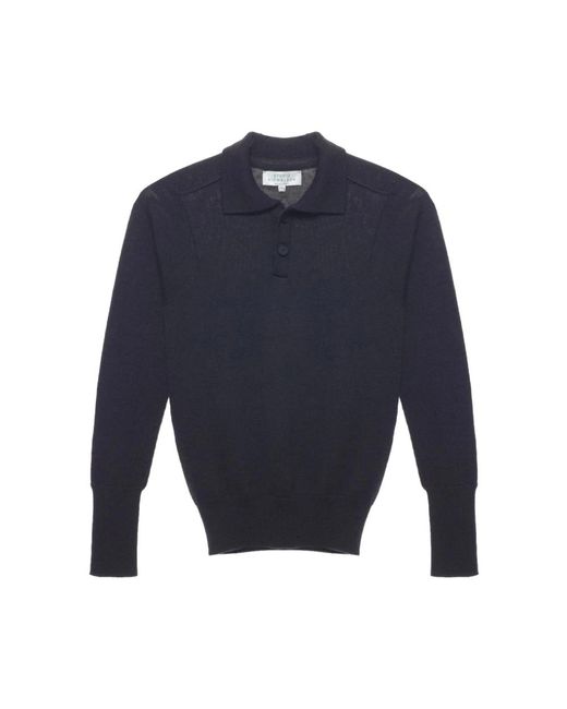 Round-Neck Knitwear Studio Nicholson de color Blue