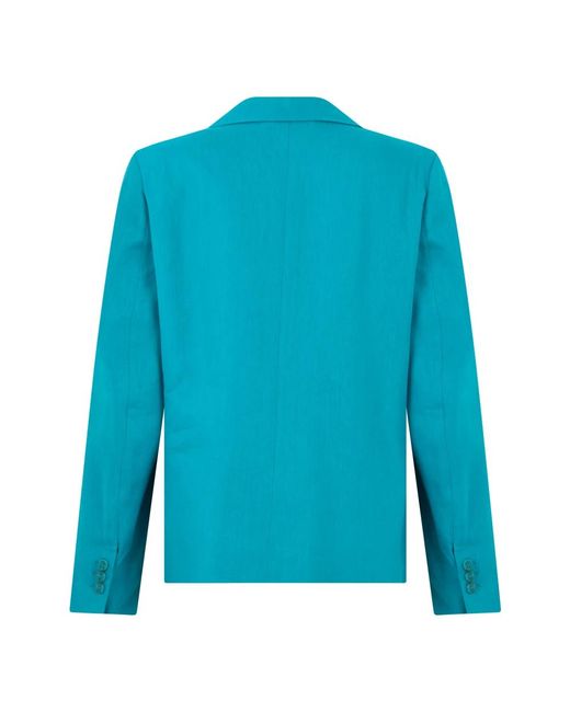 Alberta Ferretti Elegant Jas in het Blue