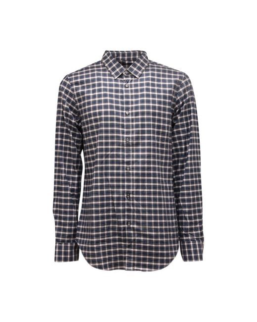 Grifoni Blue Casual Shirts for men