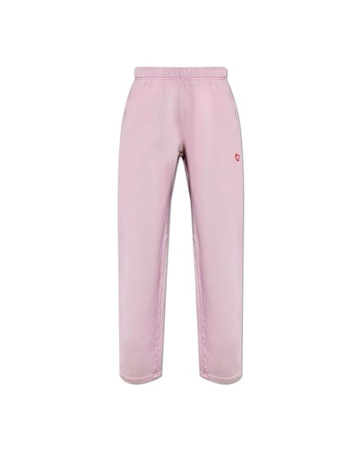 Pantaloni della tuta stampati di T By Alexander Wang in Pink