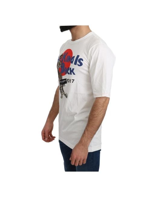 Dolce & Gabbana Gray T-Shirts for men