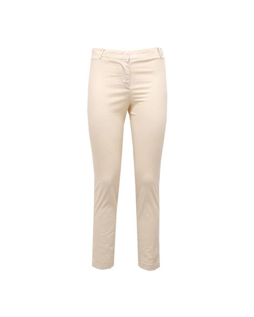 Fabiana Filippi Natural Slim-Fit Trousers