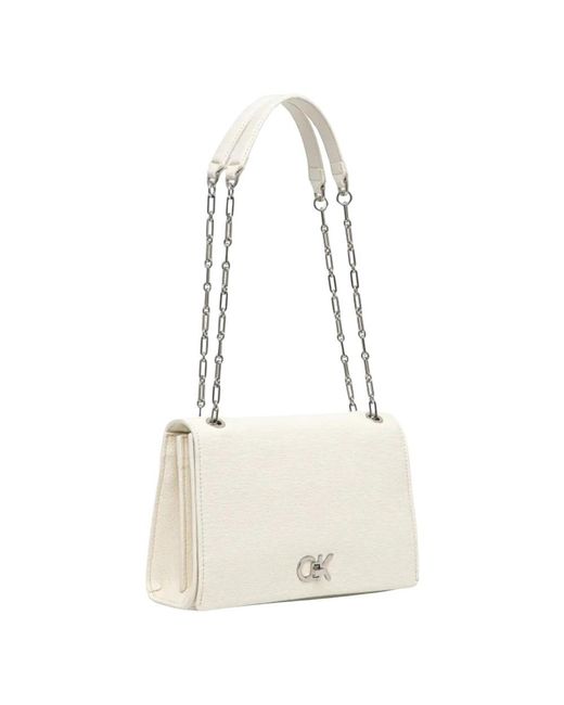 Calvin Klein Natural Shoulder Bags