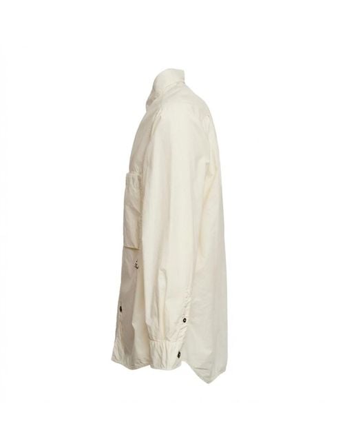 Stone Island White Casual Shirts for men