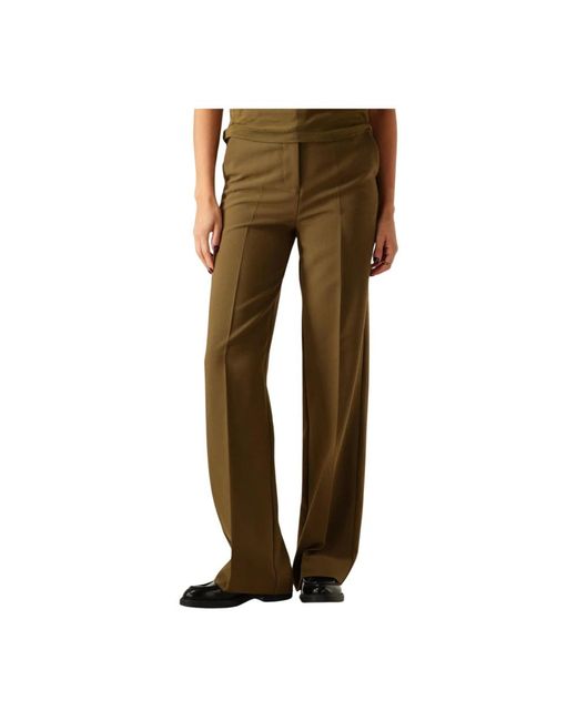 Modström Wide Trousers in het Green