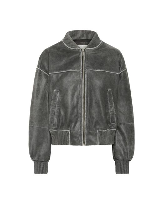 Bomber Jackets di My Essential Wardrobe in Gray