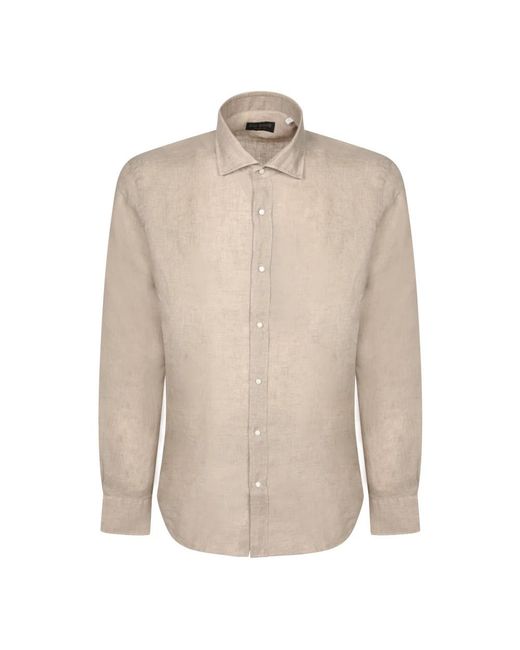 Dell'Oglio Natural Casual Shirts for men