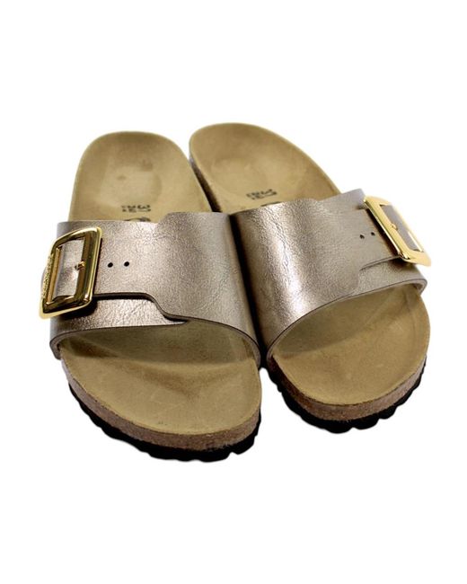 Birkenstock Brown Sliders